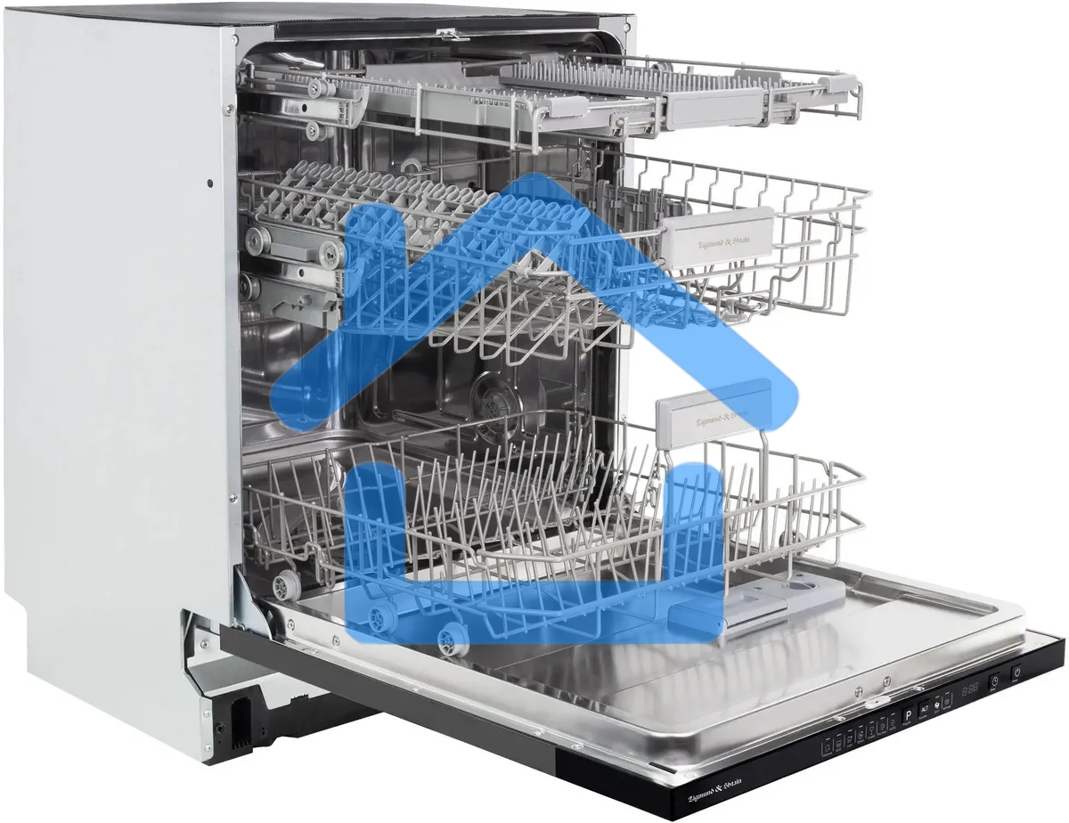 Встраиваемая посудомоечная машина Zigmund & Shtain DW 308.6, черный, 59.6 см, 14 компл., 49 дБ, класс A++