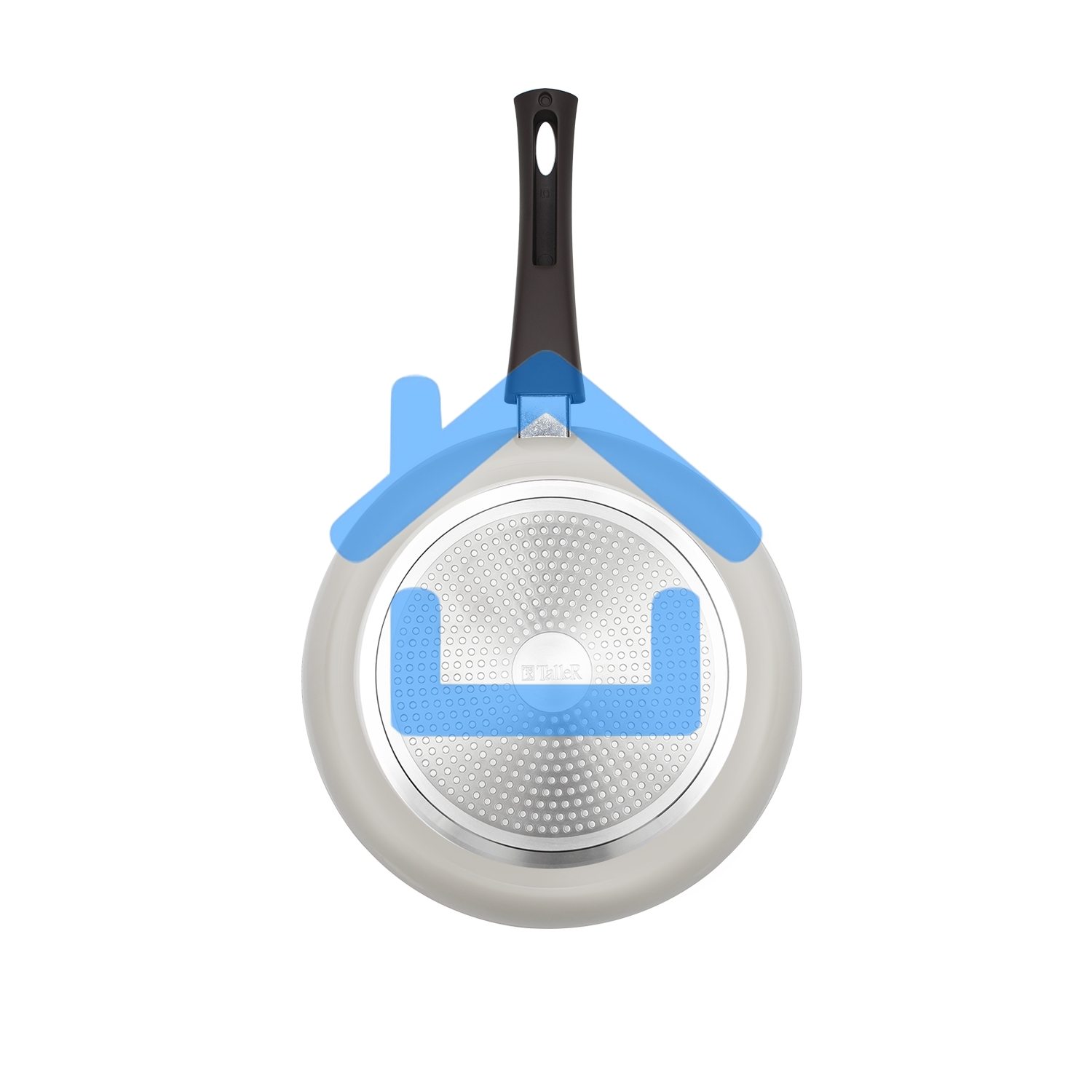 Сковорода глубокая TALLER TR-44109 Хюгге 26 см со съемной ручкой