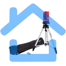 Уровень лазерный Matrix, 100 мм, штатив 1260 мм, самовыравнивающийся