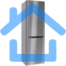 Холодильник Nordfrost NRB 162NF X нержавеющая сталь двухкамерный 205/105 л морозилка снизу