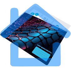 Папка на молнии ZIP Silwerhof Web A4+ ПВХ 0.25мм