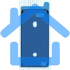 Водозащитная прокладка (проклейка) для iPhone 6s Plus. черная