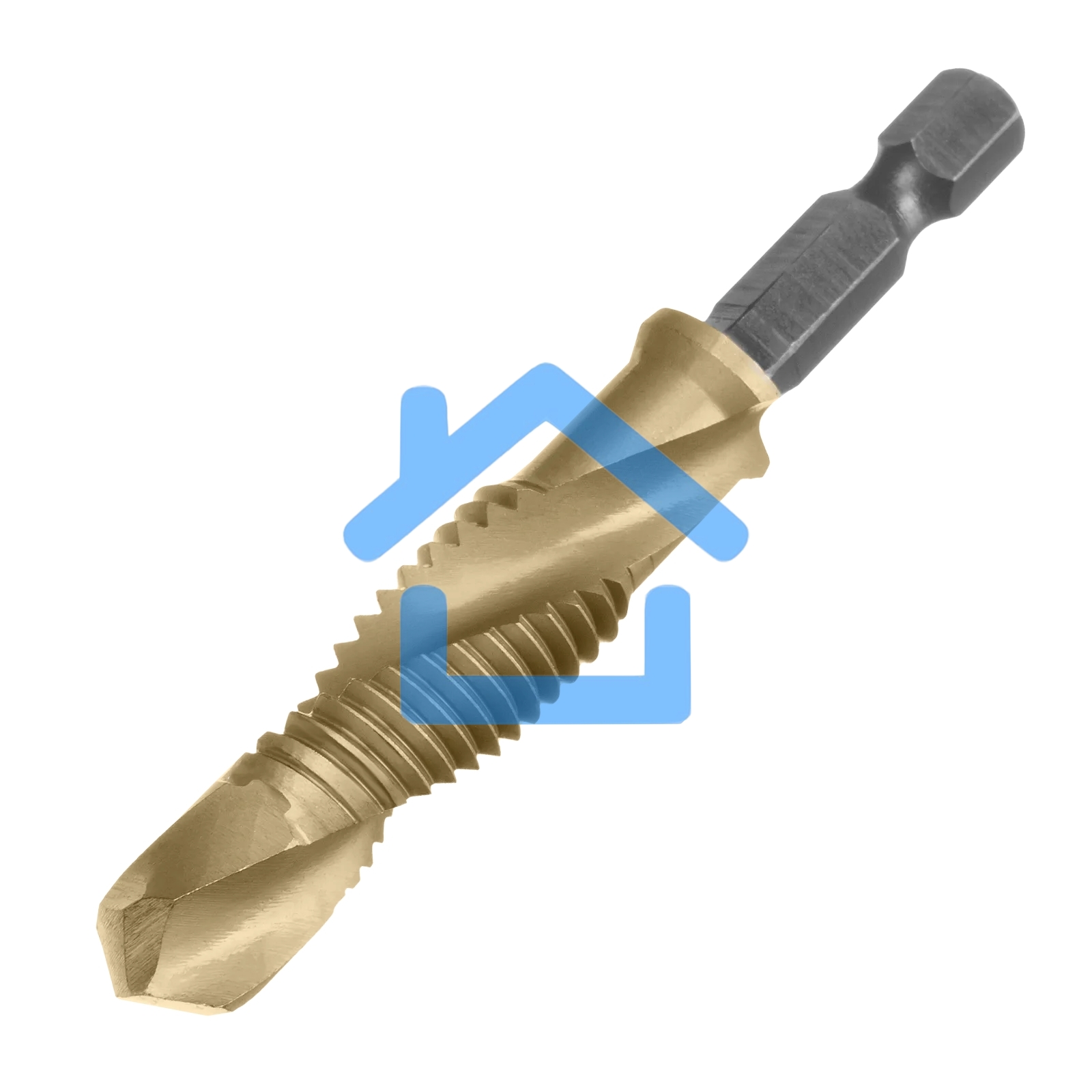 Сверло-метчик Denzel М12 х 1,75 мм, Р6М5
