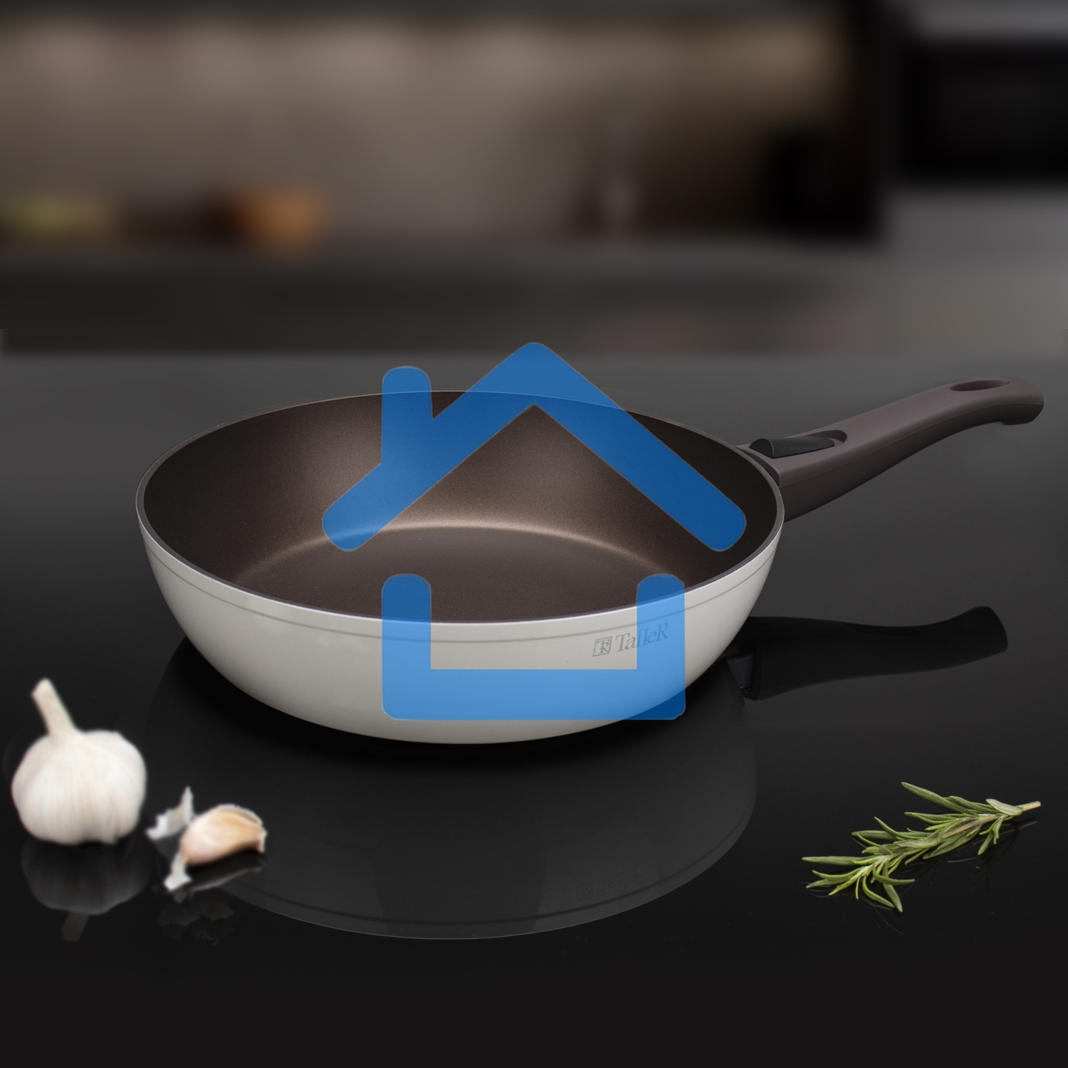 Сковорода глубокая TALLER TR-44109 Хюгге 26 см со съемной ручкой