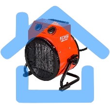 Тепловая пушка электрическая Ресанта ТЭПК-5000K,5кВт красный 67/1/25