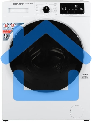 Стиральная машина Kraft KF-MDS12146W белый, загрузка фронтальная 12 кг, 1400 об/мин., класс: А+++