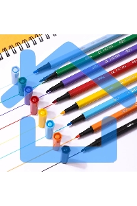 Фломастеры Deli EC157-24 ColoRun 24 цвета, пакет с европодвесом