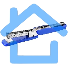 Степлер Silwerhof 401075-02 24/6 26/6 (30 листов) синий, 80 скоб, пластик закрытый/открытый, коробка