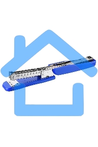 Степлер Silwerhof 401075-02 24/6 26/6 (30 листов) синий, 80 скоб, пластик закрытый/открытый, коробка