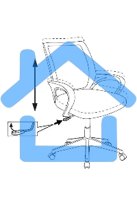 Кресло детское Бюрократ BUROKIDS 1 черный космонавт крестовина пластик