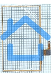 Сенсорное стекло (тачскрин) CTP070032-FPC_1.0, черное