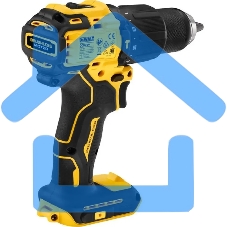 Дрель-шуруповерт DeWalt DCD709N-XJ, Аккумуляторная, 18В, Без АКБ и ЗУ, Кейс