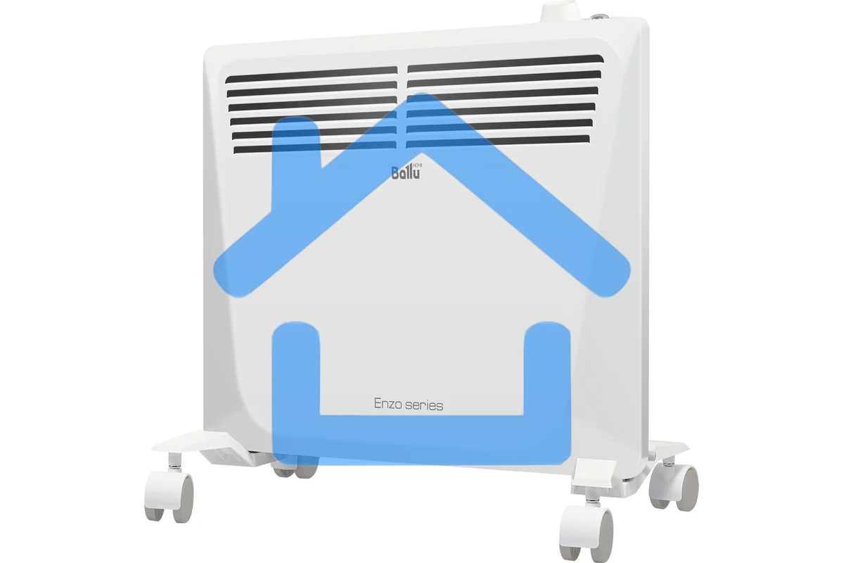 Конвектор Ballu Enzo BEC/EZMR-500 белый, 500 Вт, 8 м2, термостат