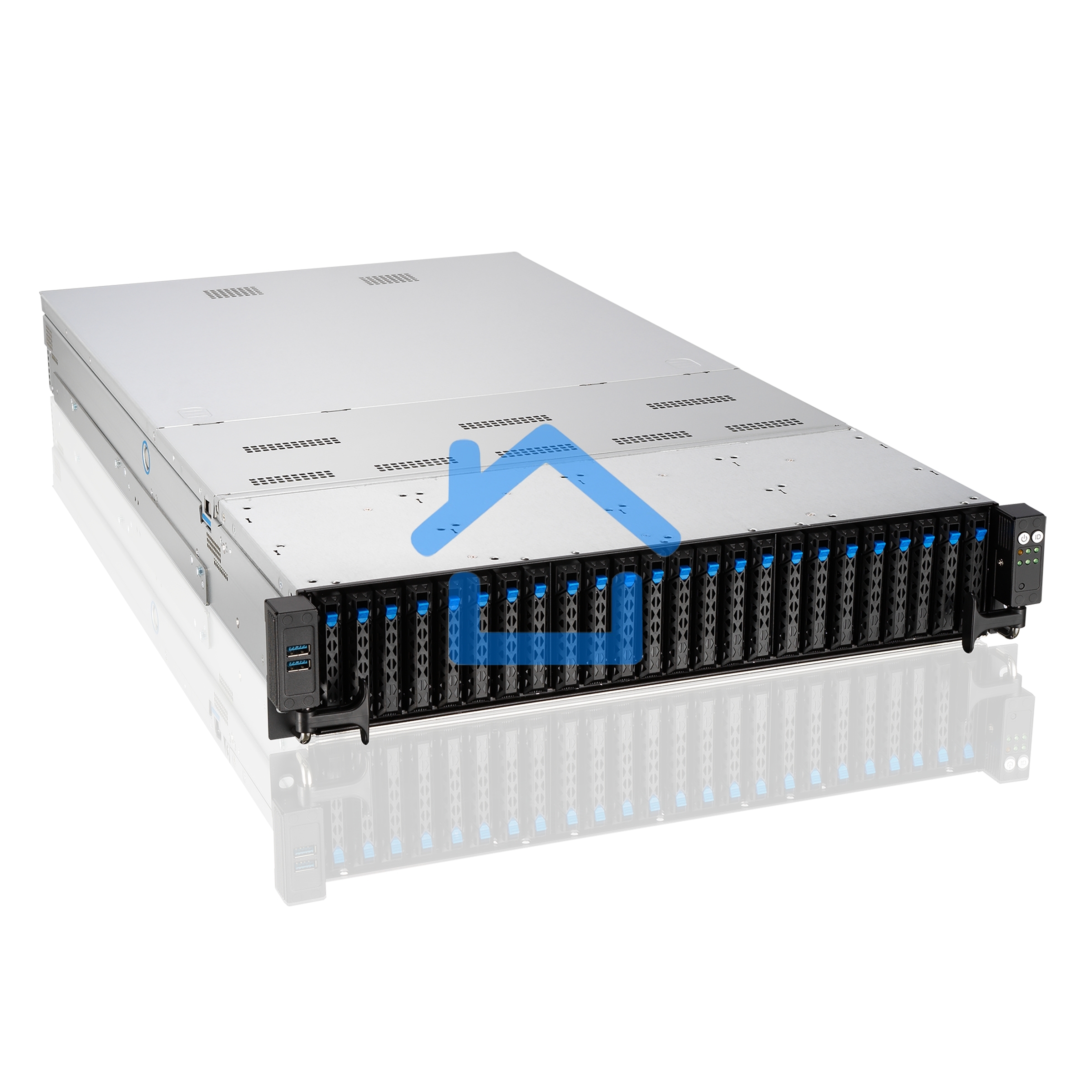 Серверная платформа ASUS RS720A-E11-RS24U/10G/1.6KW/24NVMe/OCP