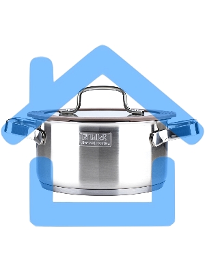 Кастрюля TALLER TR-17352 нержавеющая сталь 18/10, 2.1 л