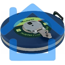 Рулетка геодезическая 30 м х 13 мм, закрытый корпус, фиберглассовая лента Сибртех