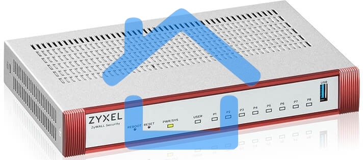 Межсетевой экран Zyxel USG FLEX 100H с подпиской Gold на 1 год (AS, AV, CF, IDP/DPI, Sandboxing, SecuReporter), 8xRJ-45: 1G (LAN/WAN), 1xUSB3.0 **