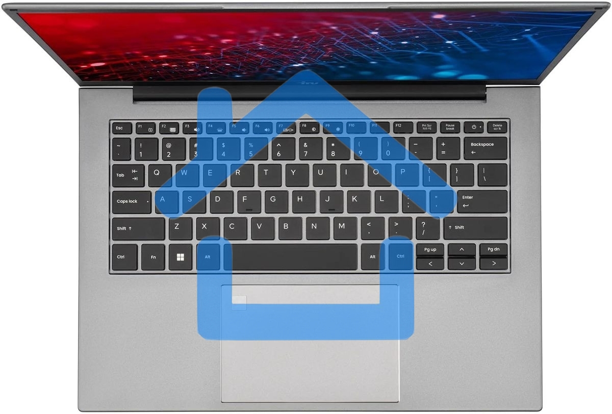 Ноутбук IRU Planio 15INP N-series N100 8Gb SSD256Gb Intel UHD Graphics 15.6