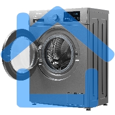 Стиральная машина Бирюса WM-SM712/08 M Металлик, загрузка фронтальная 7 кг, 1200 об/мин, класс А+++