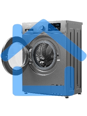 Стиральная машина Бирюса WM-SM712/08 M Металлик, загрузка фронтальная 7 кг, 1200 об/мин, класс А+++