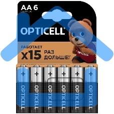 Элемент питания алкалиновый AA/LR6 (блист. 6шт) Basic Opticell 5051006 Элемент питания алкалиновый AA/LR6 (блист. 6шт) Basic Opticell 5051006