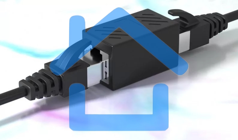 Модуль RJ-45 (F) <->RJ-45(F),FTP, проходной, ABS пластик, черный, кат. 5e VCOM <CT251S>