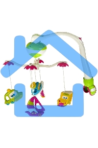 Машинки УМКА. Музыкальный Мобиль. 7 колыбельных песен, сьемные игрушки, белый шум и звуки природы.