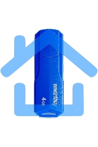 Флешка USB R/W Smartbuy 4 Gb,CLUE Blue (SB4 GbCLU-BU)