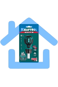 Набор KRAFTOOL 26190-H7 отвертка реверсивная с битами SL3/5/6мм PH1/2/3 7шт