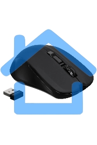 Мышь беспроводная Acer OMR010 черный, 1200 dpi, радиоканал, USB, кнопки - 3