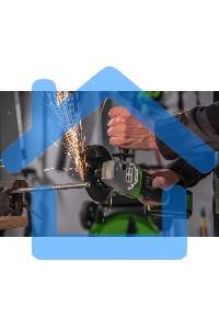 Угловая шлифовальная машина Greenworks 24В, аккумуляторная Greenworks (В комплекте с АКБ 2А·ч. и ЗУ) 3200207UA