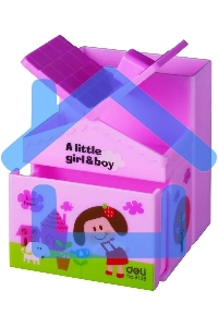 Подставка Deli E9138 Домик для письменных принадлежностей, ассорти, пластик