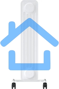 Обогреватель масляный Royal Clima Guarda ROR-GU7-1500M, с терморегулятором, 1500Вт, 6 секций, 3 режима, белый/серый