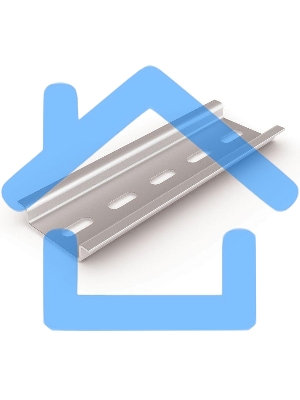 Рейка DIN L150 оцинк. 1мм IEK YDN14-0015