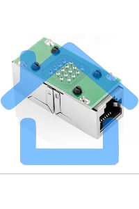 Модуль RJ-45 (F) <->RJ-45(F),FTP, проходной, ABS пластик, черный, кат. 5e VCOM <CT251S>