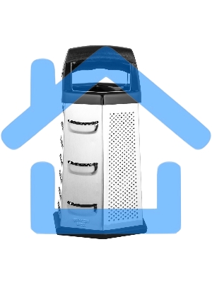 Терка LARA LR07-53 6 поверхностей, высота 23 см, нерж. сталь, нескользящее основание, ручка