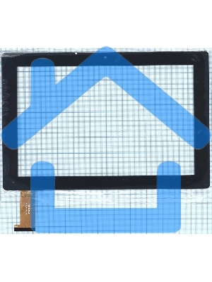 Сенсорное стекло (тачскрин) WJ916-FPC-V1.0, черное