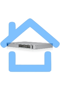 Коммутатор в стойку Ubiquiti UniFi Professional 24Port Gigabit Switch with Layer3 Features and SFP+ USW-Pro-24-EU, 24х 1G RJ45, 2х 10G SFP+