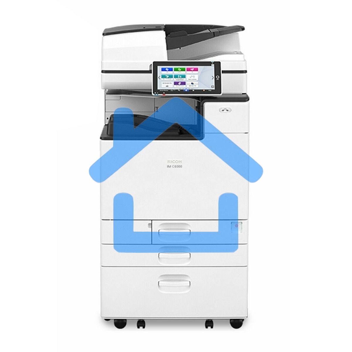 МФУ лазерное Ricoh IM C4500LT A3, цветной, печ.45 стр/мин, скан. до 120/240 изобр./мин, 1200x1200, USB, Ethernet