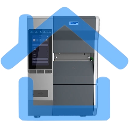 Принтер этикеток термотрансферный iDPRT iK4 Industrial 600 dpi, 152 мм/сек, USB, BlueTooth, Ethernet, RS232, USB Host, серый