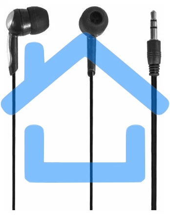 Наушники вкладыши Defender Basic-603 черный 3.5 mm jack 1 1м.