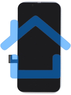 Дисплей Amperin для Apple iPhone 13 Mini в сборе с тачскрином (Soft Oled), черный