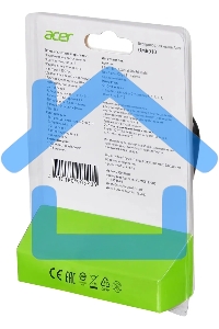 Мышь беспроводная Acer OMR010 черный, 1200 dpi, радиоканал, USB, кнопки - 3