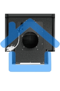 Вытяжка пристенная островная Maunfeld Bath 401 нержавеющая сталь, 40 см, 1150 куб. м/ч, 52 дБ