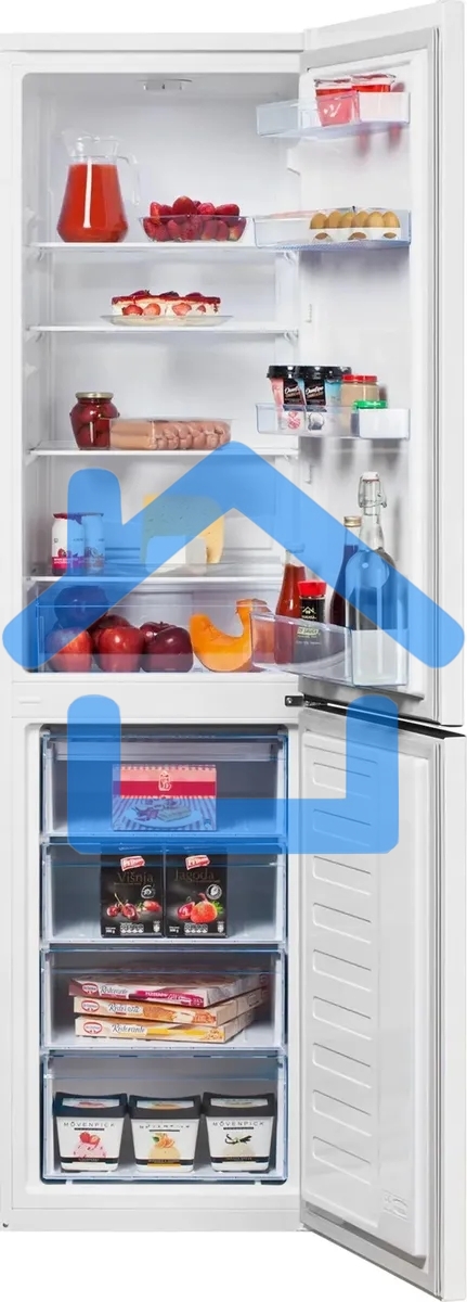 Холодильник Beko B1RCSK332W белый двухкамерный 213/118л морозилка снизу