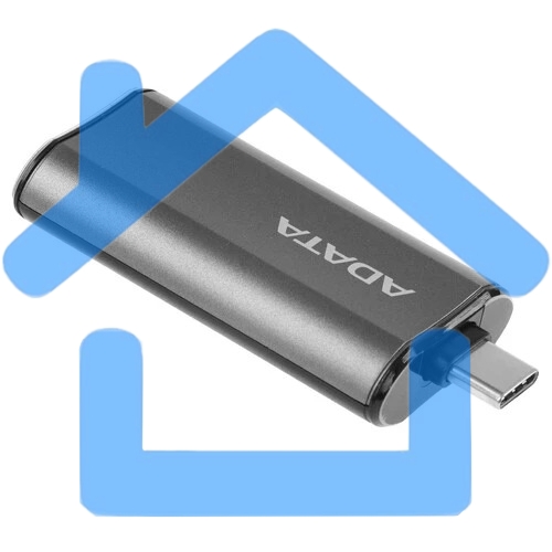 Твердотельный диск A-DATA External SC750 серый SC750-2000G-CCBK 2Tb USB 3.2 Gen 2 Type-C, R/W -1050/1000 MB/s