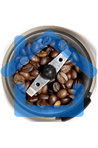 Кофемолка Zigmund & Shtain ZCG-08 150 Вт, 40 г, коричневый