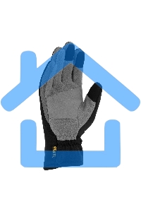 Перчатки универсальные Denzel 68087 искусственный мех, работа с сенсорным экраном, размер 9