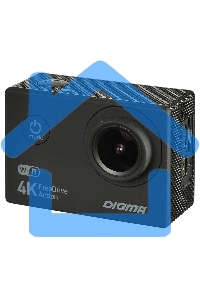 Видеорегистратор Digma FreeDrive Action 4K WiFi черный 8Mpix 2160x3840 2160p 140гр.