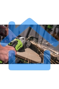 Угловая шлифовальная машина Greenworks 24В, аккумуляторная Greenworks (В комплекте с АКБ 2А·ч. и ЗУ) 3200207UA